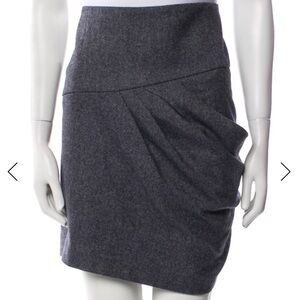 Brunello Cucinelli Charcoal Skirt